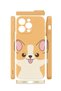 iPhone 14 Pro Vorian Camera Protective Case with Smiling Corgi Design. - 2