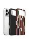 غطاء هاتف iPhone 17 Pro Max من Vorian، تصميم مزدوج الطبقات، لون بورغندي، بنقشة إيقاعية. - 3