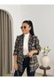 Women's Cross-Over Collar Tasseled Lined Jacket - 4