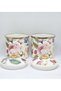 Rose Design 2-Pack Enamel Jar Set – Tea, Sugar, and Coffee Jars - 6