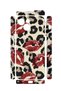 iPhone 14 Vorian Mika Camera Protective Case, Leopard Lipstick Pattern. - 2