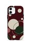 غطاء هاتف iPhone 12 Vorian بطبقتين، لون "ميرلو" بتصميم "أوربت".