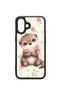 iPhone 16 Plus Vorian Black Hole Case with Pink Roses and Otter Design. - 2