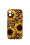 iPhone 12 Vorian Mika Camera Protective Case, Sunflower Leopard Design.
