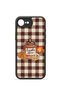 iPhone 16E Vorian Black Hole Case, Coffee Plaid, Autumn Cup. - 2