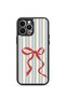 iPhone 13 Pro Max Vorian Black Hole Case, Tied Stripe Design.