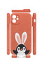 iPhone 12 Vorian Mika Camera Protective Case, Rabbit Penguin Design. - 2