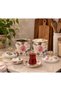 Rose Design 2-Pack Enamel Jar Set – Tea, Sugar, and Coffee Jars - 2