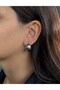 Chunky Halka Silver Earrings