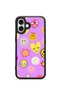 iPhone 16 Vorian Black Hole Case, Lilac-Colored Smile Collage.