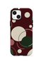 غطاء هاتف iPhone 14 Plus من Vorian MagSafe، تصميم مزدوج الطبقات، لون "ميرلو" (Merlot).