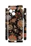 iPhone 15 Vorian Mika Camera Protective Case, Dark Baroque Floral Design. - 2