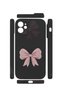 iPhone 11 Vorian Camera Protective Case, Night Pink Bow. - 2