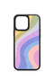 iPhone 15 Pro Max Vorian Black Hole Case, Pastel Color Wave Design. - 2