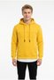 Men's Three-Thread Brushed Hooded Sweatshirt with a Drawstring at the Bottom, for Everyday Wear. - 2