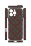 iPhone 16 Pro Vorian Camera Protective Case with Bow and Dark Plaid Pattern. - 2
