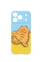 iPhone 18 Pro Vorian Mika Camera Protective Case, Sleepy Orange Cat.
