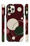 غطاء هاتف iPhone 12 Pro من Vorian، تصميم مزدوج الطبقات، لون "ميرلو" (Merlot). - 2