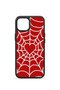 iPhone 15 Vorian Black Hole Case with Red Heart and Spiderweb Design. - 2