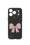 iPhone 17 Pro Vorian Camera Protective Case, Night Pink Bow.
