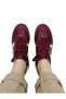 Run Women's Sneakers - Croco Pattern Suede Sports Shoes - 5