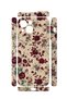 iPhone 14 Vorian Mika Camera Protective Case, Burgundy Botanical Design. - 2