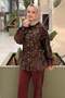 Ethnic Patterned Jacket and Pants Set - 3