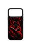 iPhone 18 Pro Vorian Black Hole Case, Black and Red Fox Design. - 2