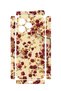 iPhone 15 Pro Vorian Camera Protective Case, Burgundy Wildflower Design. - 2