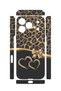 iPhone 17 Pro Vorian Camera Protective Case with Gold Heart and Leopard Design. - 2