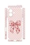 iPhone 16 Plus Vorian Camera Protective Case with Vintage Rose Bow and Polka Dot Design. - 2