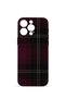 غطاء حماية للكاميرا من "فوريان ميكا" لهاتف iPhone 14 Pro Max، لون بنفسجي داكن مع نقشة مربعات.