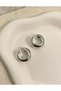 Chunky Halka Silver Earrings - 2