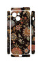 iPhone 13 Vorian Mika Camera Protective Case, Dark Baroque Floral Design. - 2