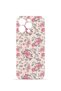 iPhone 15 Pro Vorian Camera Protective Case, Pink Vintage Floral Design.