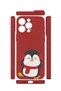iPhone 15 Pro Vorian Camera Protective Case, Red Penguin. - 2