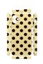 iPhone 11 Vorian Mika Camera Protective Case, Cream Coffee Polka Dot. - 2