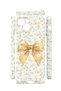 iPhone 15 Plus Vorian Camera Protective Case with Gold Floral Bow. - 2