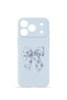 iPhone 18 Pro Vorian Mika Camera Protective Case, Blue Toile Bow Design.