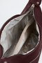 Women's Sahra Burgundy Faux Leather Multi-Compartment Adjustable Strap Zippered Lined Hobo Shoulder Bag. - 7