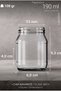 24-Piece Wholesale Multi-Purpose 190 Cc Metal-Lidded Glass Jars for Canning, Jam, Honey, Sauce, and Spices, Baby Food Jar Set, 190 Ml. - 2