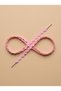 Pink Zigzag Wavy Knit Laces, 120 Cm, for Sneakers and Linen Shoes. - 4