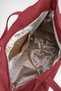 Women's Bamboo Burgundy Large Shoulder Tote Bag with Back Zipper, Pockets, and Lined Interior. - 5