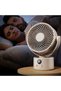 Small Fans for Bedroom 3-Speed Auto Oscillation Ventilation Tools - 3