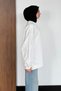 Women's 3-Ply Brushed Inside Crew Neck Basic Modest Sweatshirt 3269 Ecru - 6
