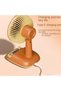 Table Fan 3-Speed USB Rechargeable Adjustable Angle - 5