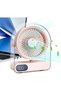 مروحة مكتب قابلة لإعادة الشحن، تعمل بمنفذ USB، و5 سرعات، وزاوية قابلة للتعديل حتى 90 درجة. - 7