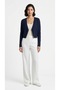 Women's Navy Blue Thin Knit Cardigan, Long Sleeve.