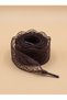 Dark Brown Floral Lace Laces, 120 Cm, for Sneakers and Linen Shoes. - 2