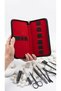 Manicure & Pedicure 💅   Set of 9-Piece Empty Bags. Red Inside, Black Outside - 3